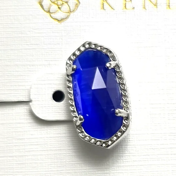 Kendra Scott Colbalt Blue Stud Earrings - Picture 2 of 4